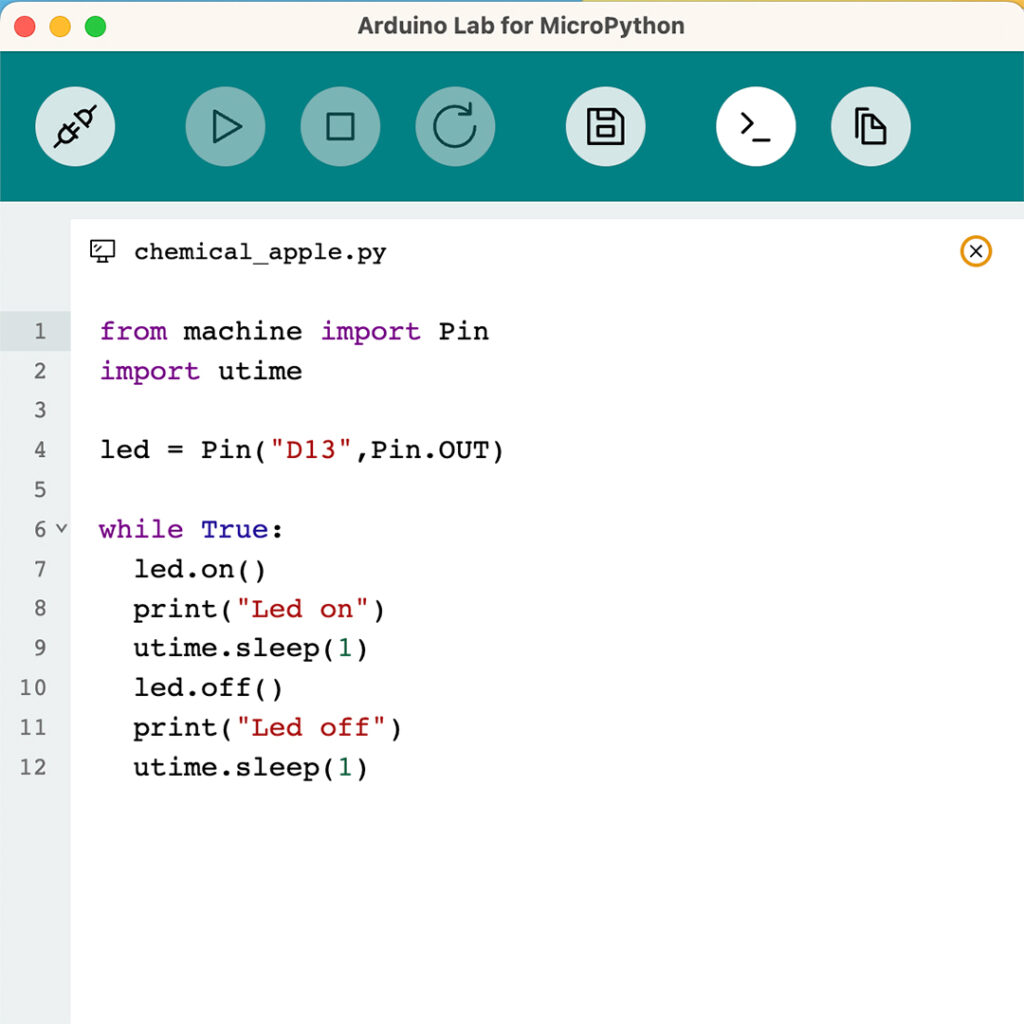 Arduino ESP32 Micropython sketch