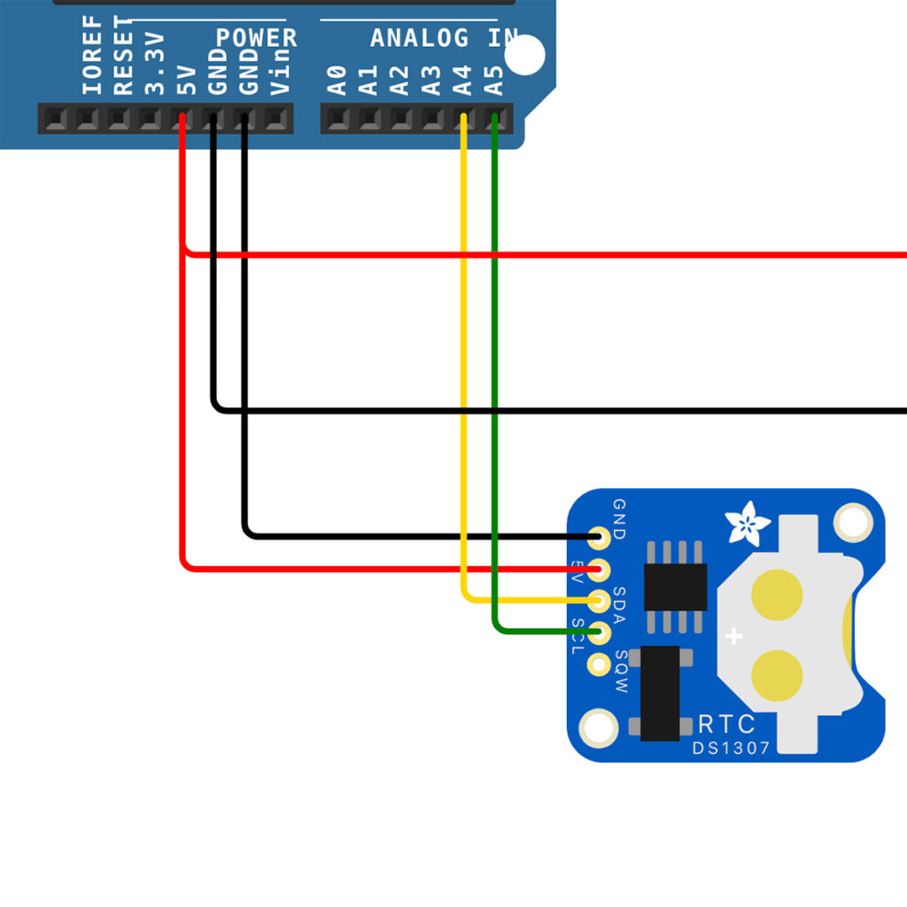 neoClock arduino schema details