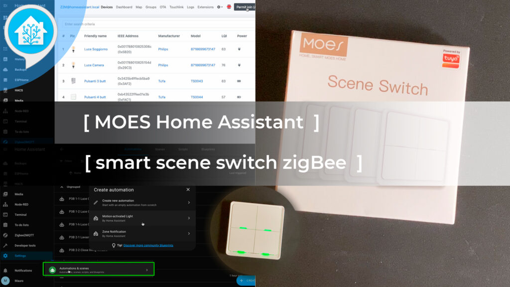 MOES HomeAssistant ZigBee cover