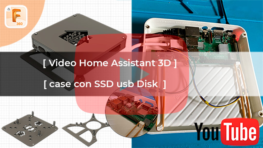 Home Assistant 3D case video cover