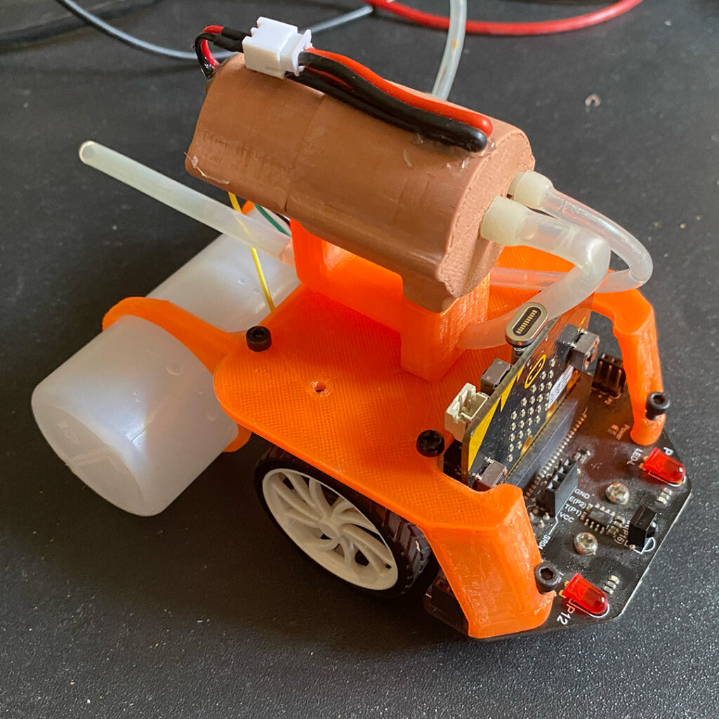 MicroRobot irrigatore 3D assembled