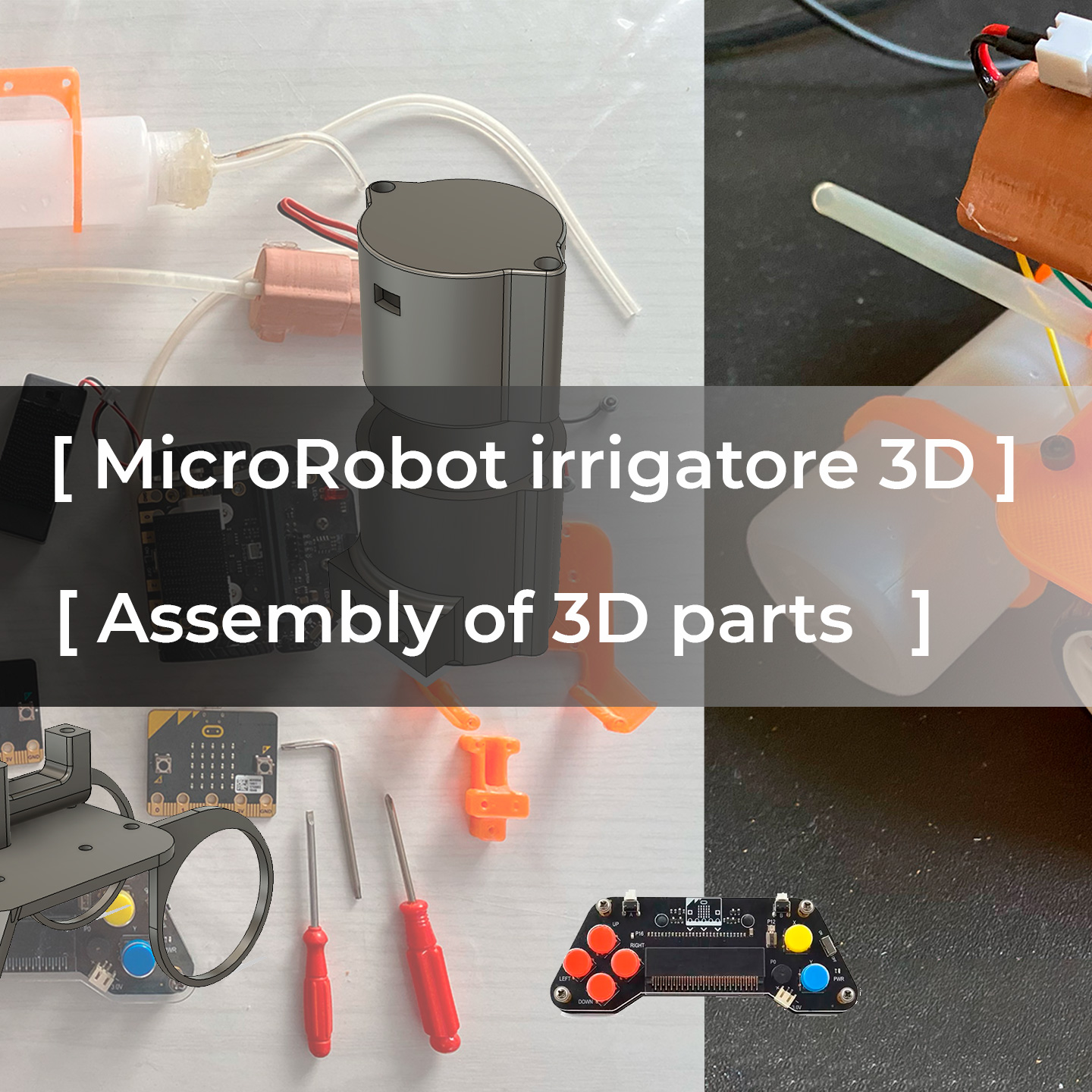 MicroRobot irrigatore 3D