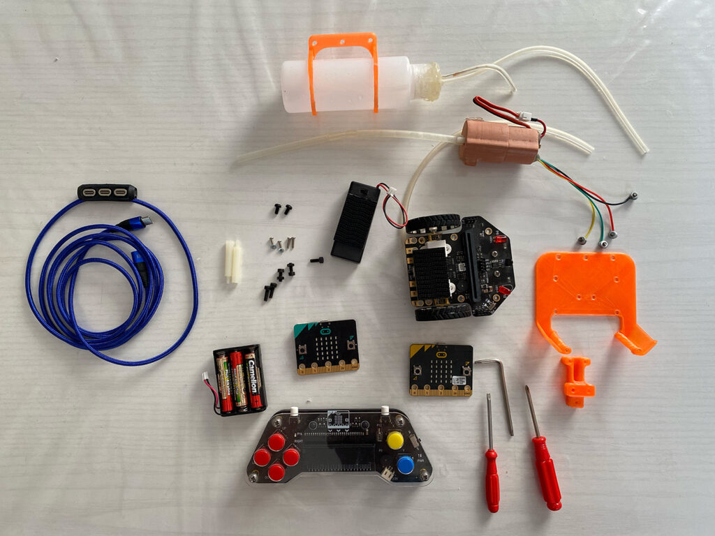 MicroRobot irrigatore 3D parts