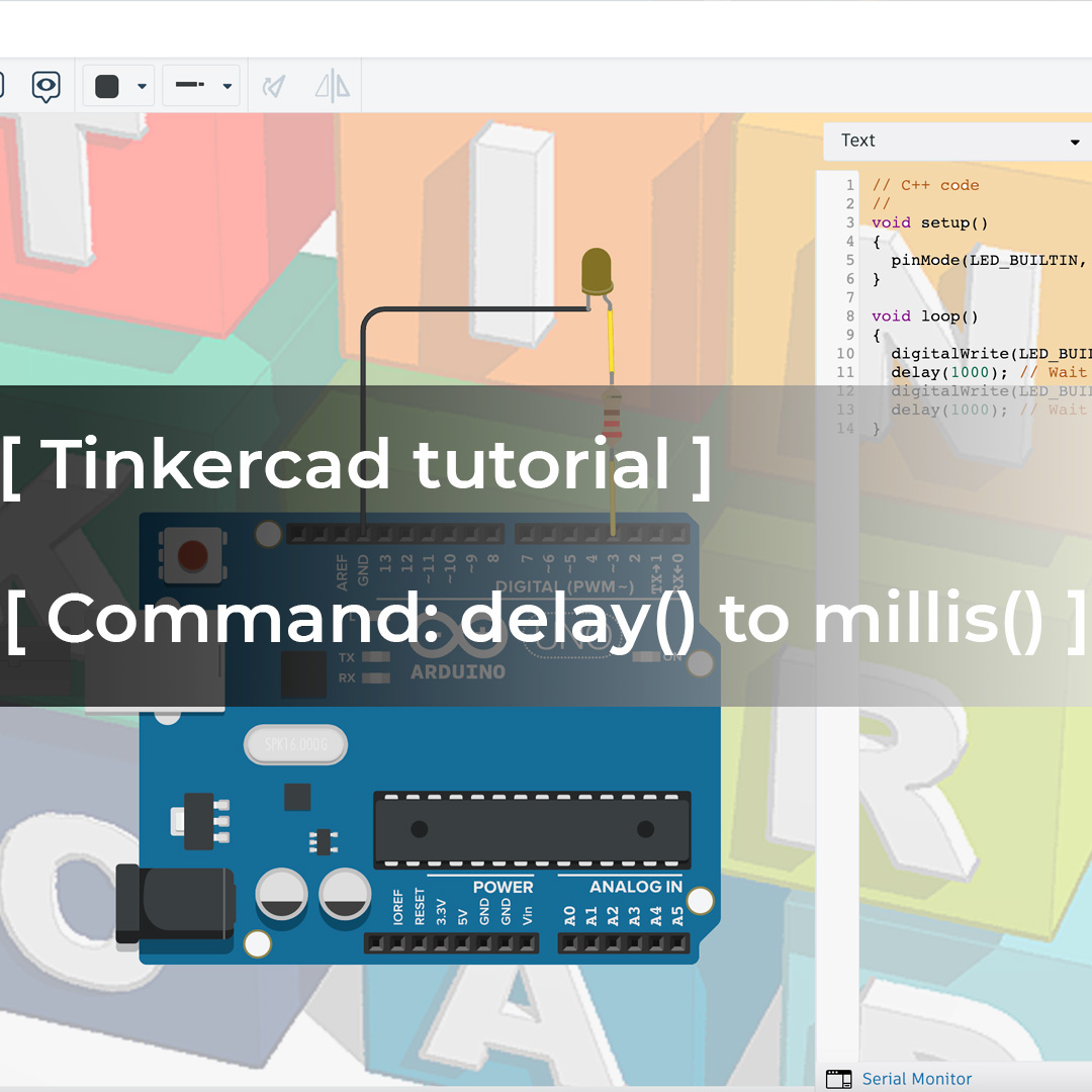 Tinkercad delay2millis cover square